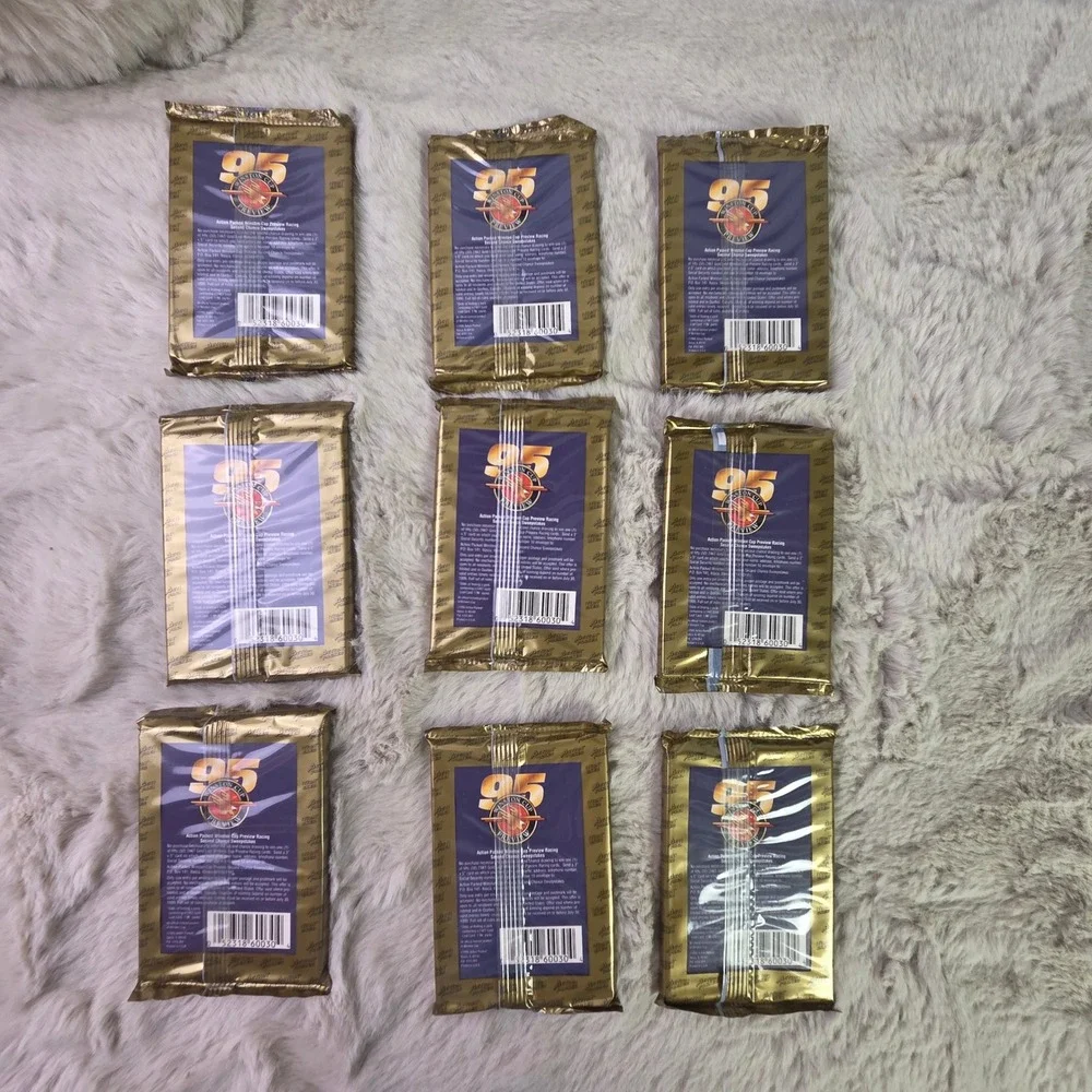 9 Pack Lot 1995 Action Packed Winston Cup Preview NASCAR Racing Trading Cards